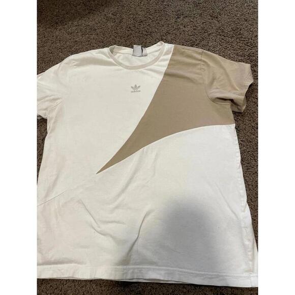 Adidas Color Block Boyfriend Tee Size S - Picture 2 of 3